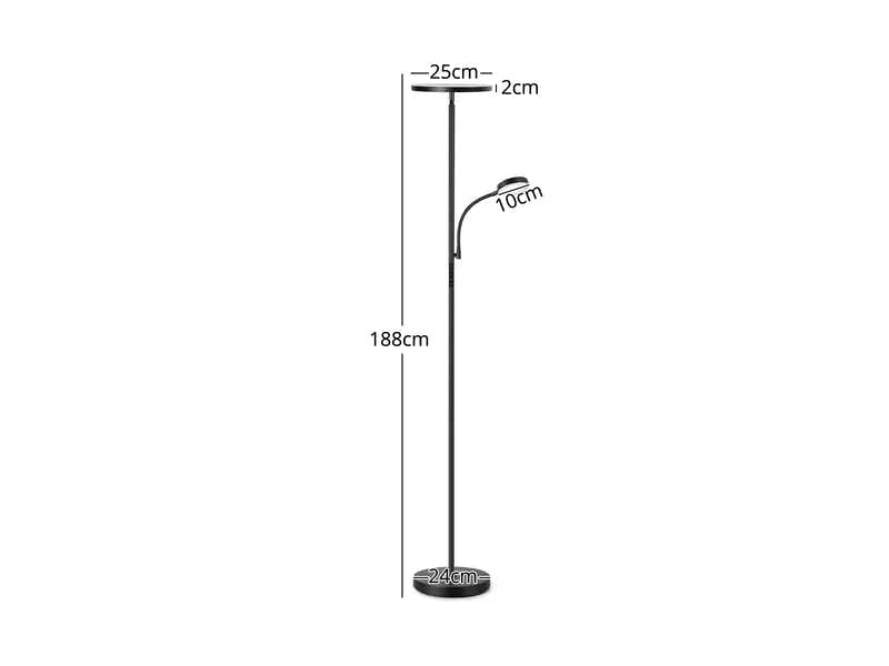 Syskon LED Uplighter Reading Lamp
