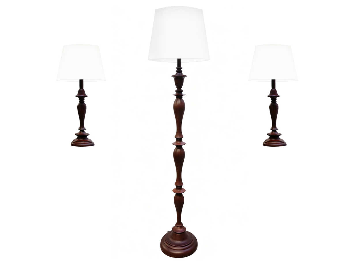 Kensington Floor and Table Lamps Set