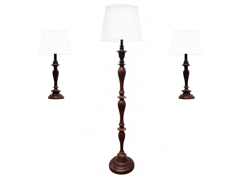 Kensington Floor and Table Lamps Set