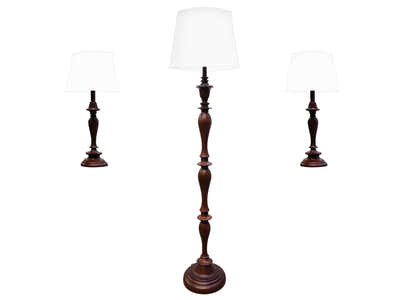 Kensington Floor and Table Lamps Set