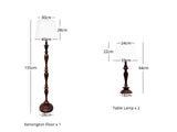 Kensington Floor and Table Lamps Set