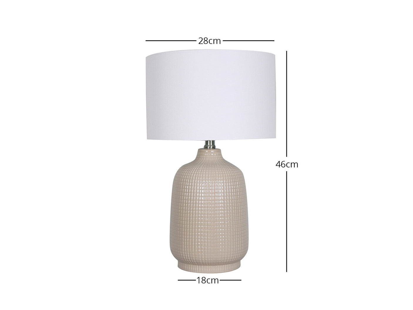 Keramisk Table Lamp Beige