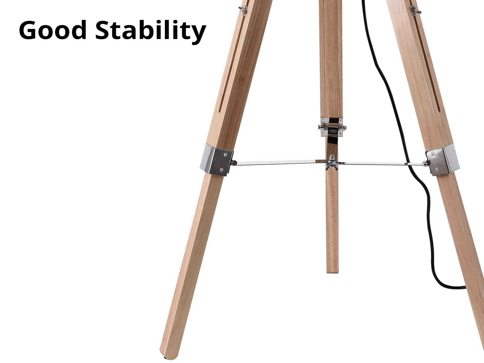 Skugga Tripod Floor Lamp cream shade