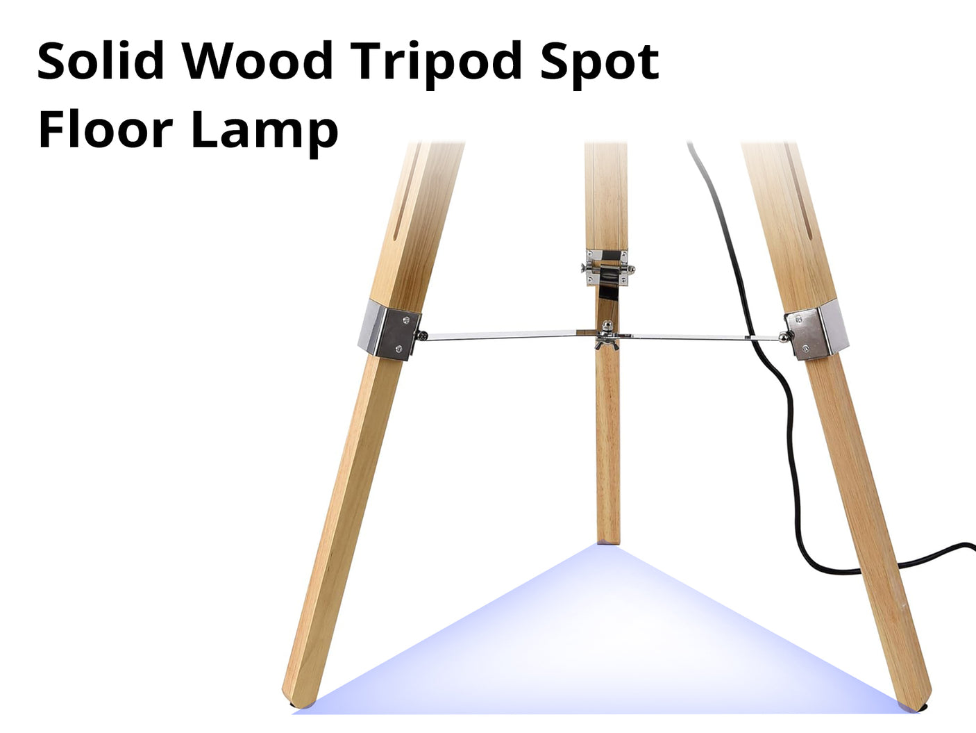 Skugga Tripod Floor Lamp cream shade