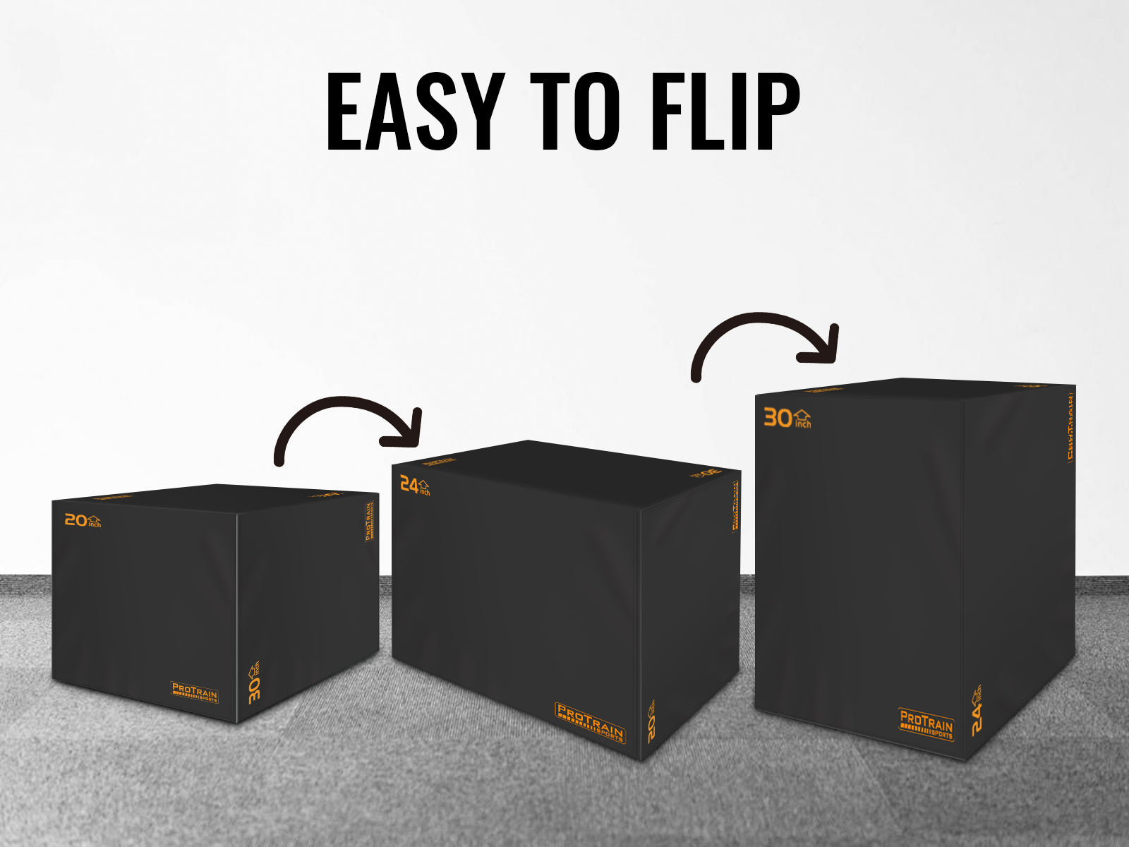 3 in 1 Foam Plyometric Box