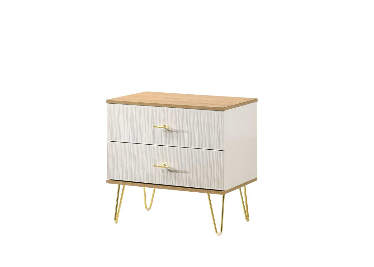 Lilium 2 Drawer End Table
