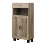 Johnson 2 Door Shoe Cabinet With 1 Drawer