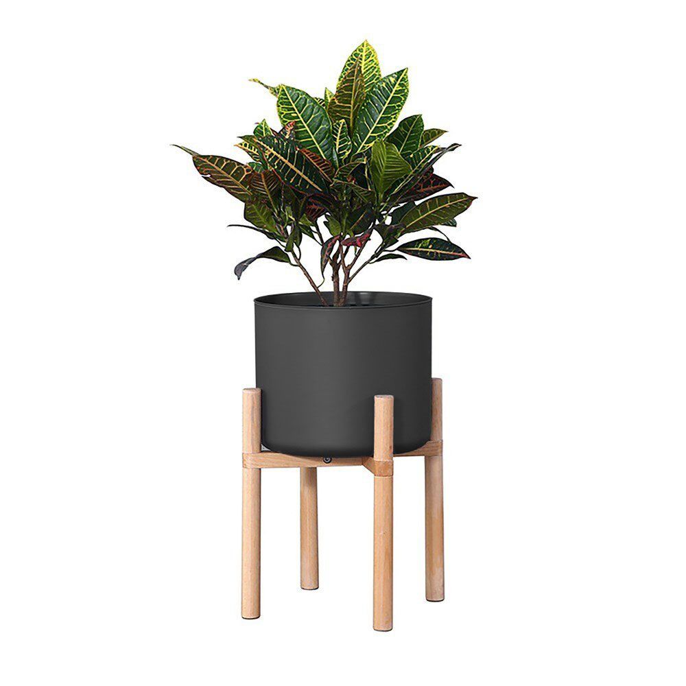 DS BS Modern Flower Pot with Display Potted Rack-Black