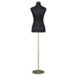 Female Mannequin Dummy Model Dressmaker Clothes Display Torso Tailor Black
