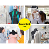 Female Mannequin Dummy Model Dressmaker Clothes Display Torso Tailor Black