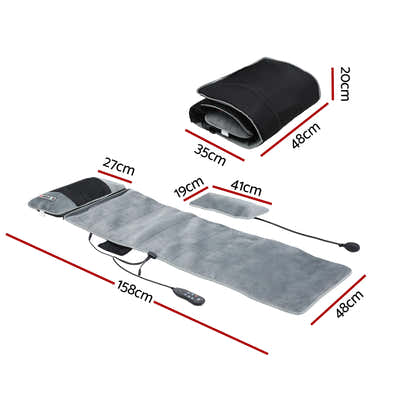 DS NA Livemor Massage Mat 10-nodes Vibration Heating Massage Cushion