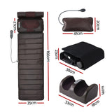 Livemor Massage Mat – Kneading Neck & Foot Massager with Heat, Vibration