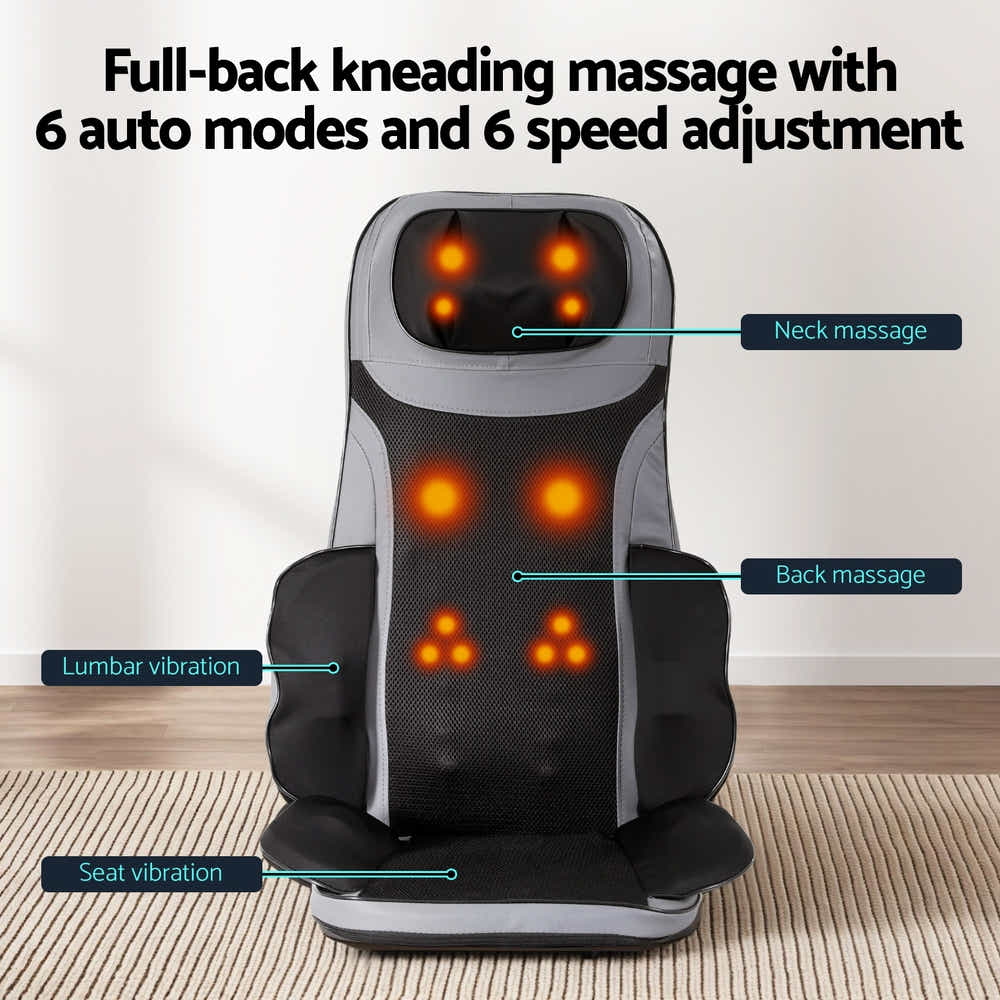 DS NA Livemor 8-nodes Full Back Massage Cushion Heating Massage Seats