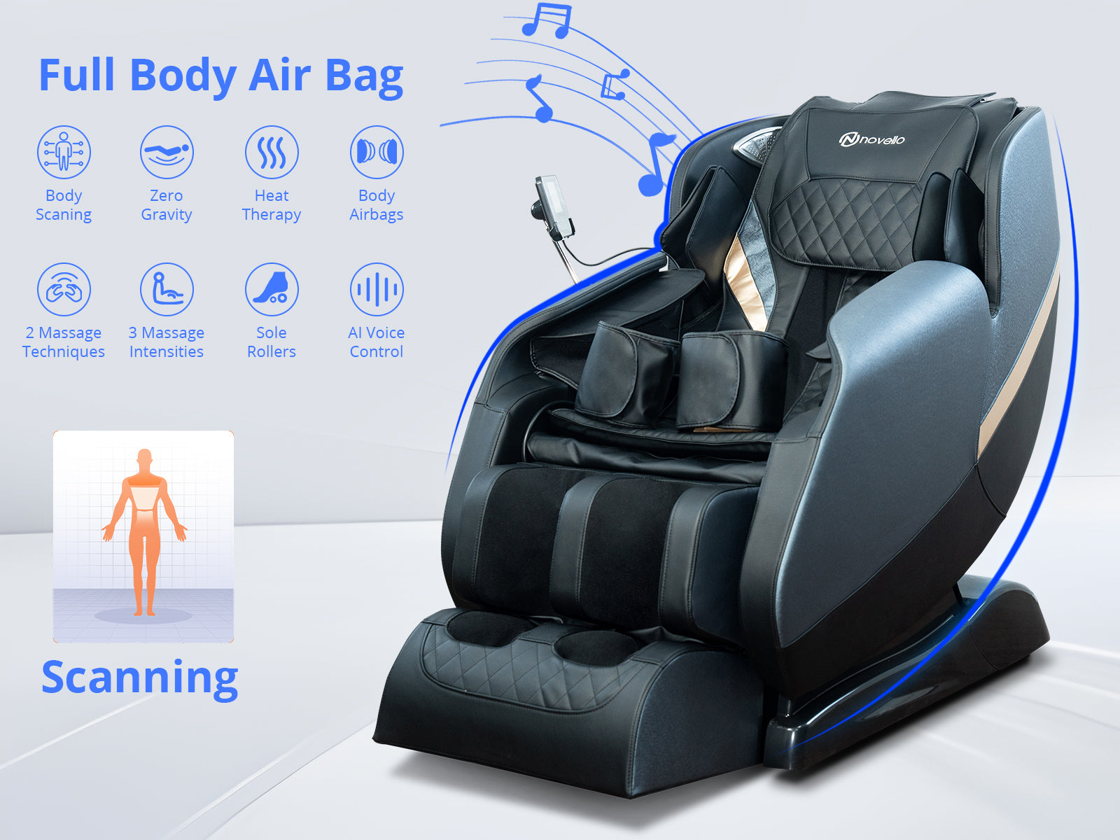 Massage Chair Jbsl1 Blue