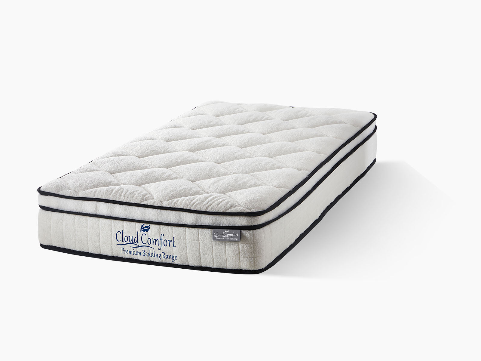 Victorian High Bed with Boucle22 Mattress Combo - Double