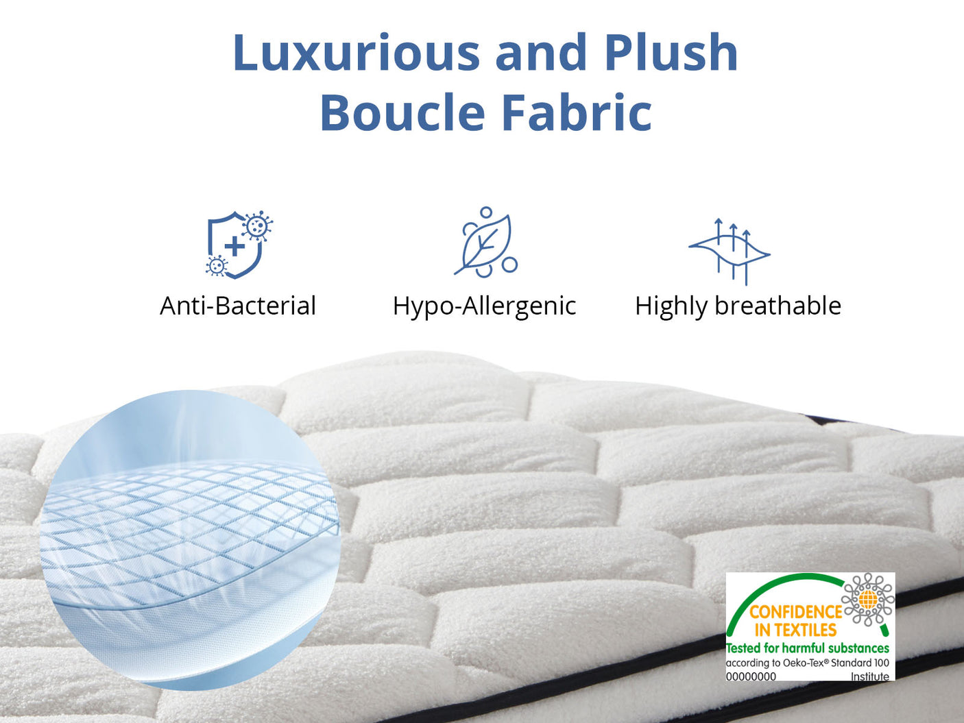 DS Boucle 22 Mattress King Single