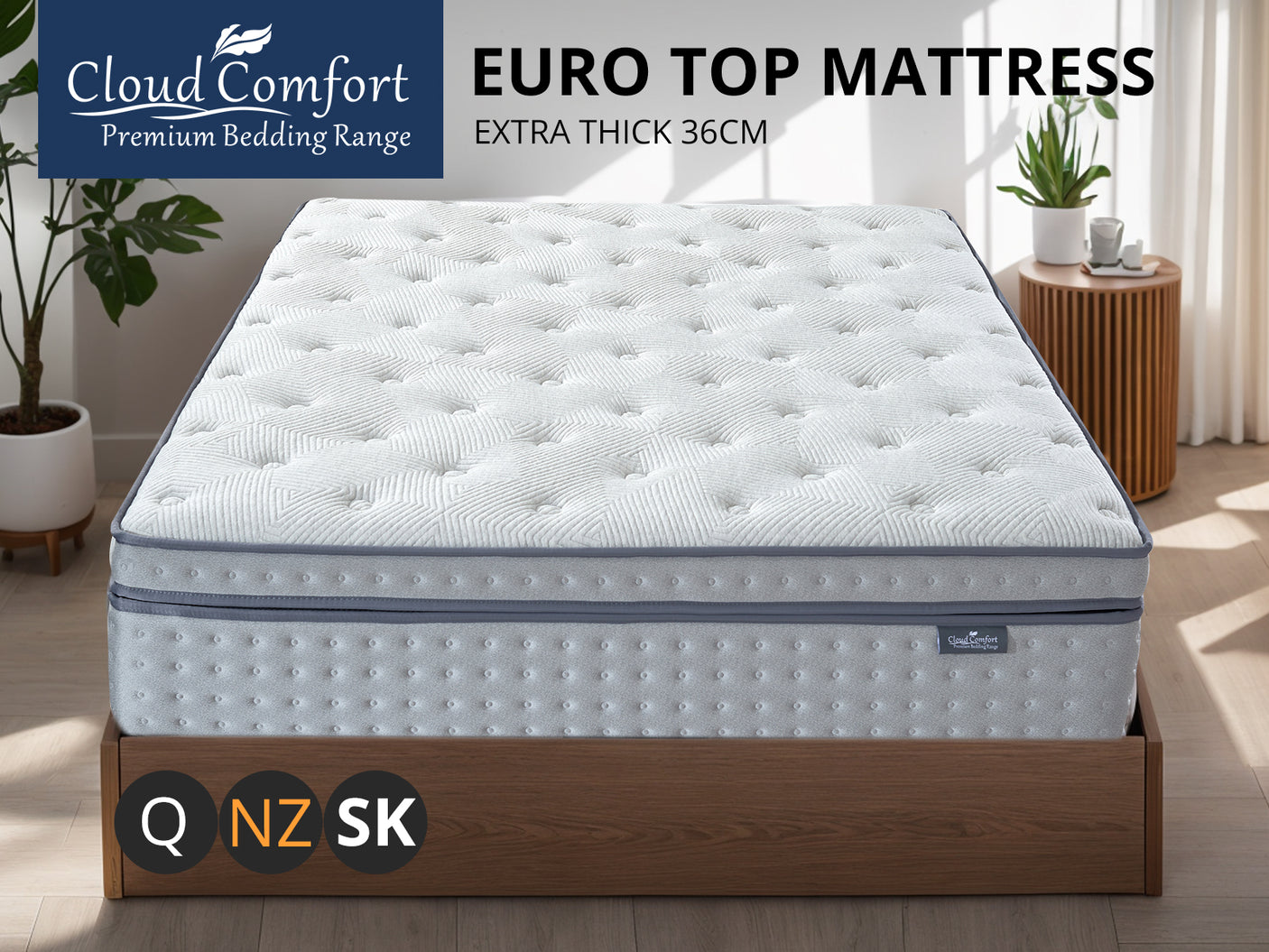 Euro top mattress DOU36 NZ King