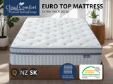 Euro top mattress DOU36 Queen
