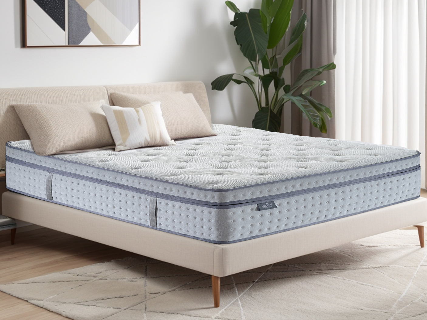 Euro top mattress DOU36 Queen