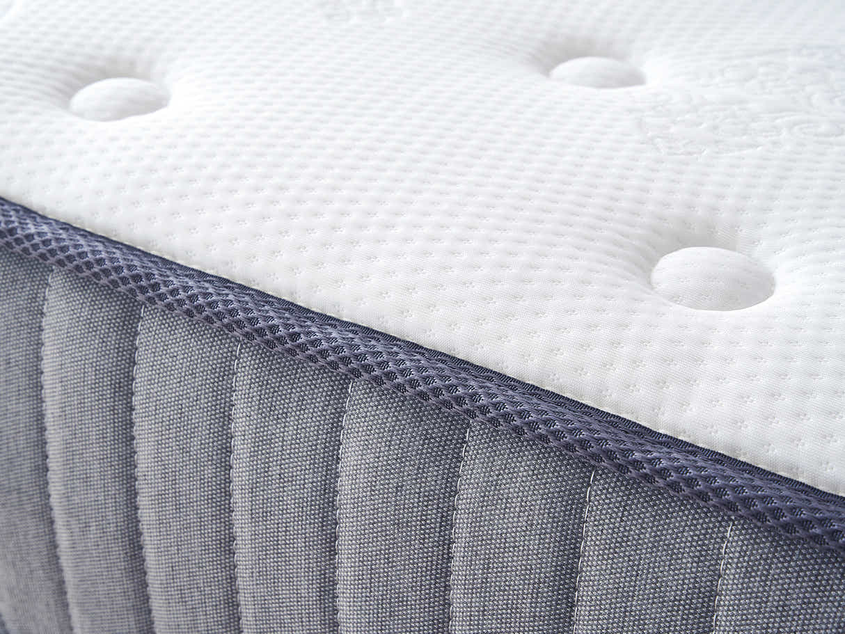 New Lisbeth Bed Frame Grey & FIRM23 Mattress - Double