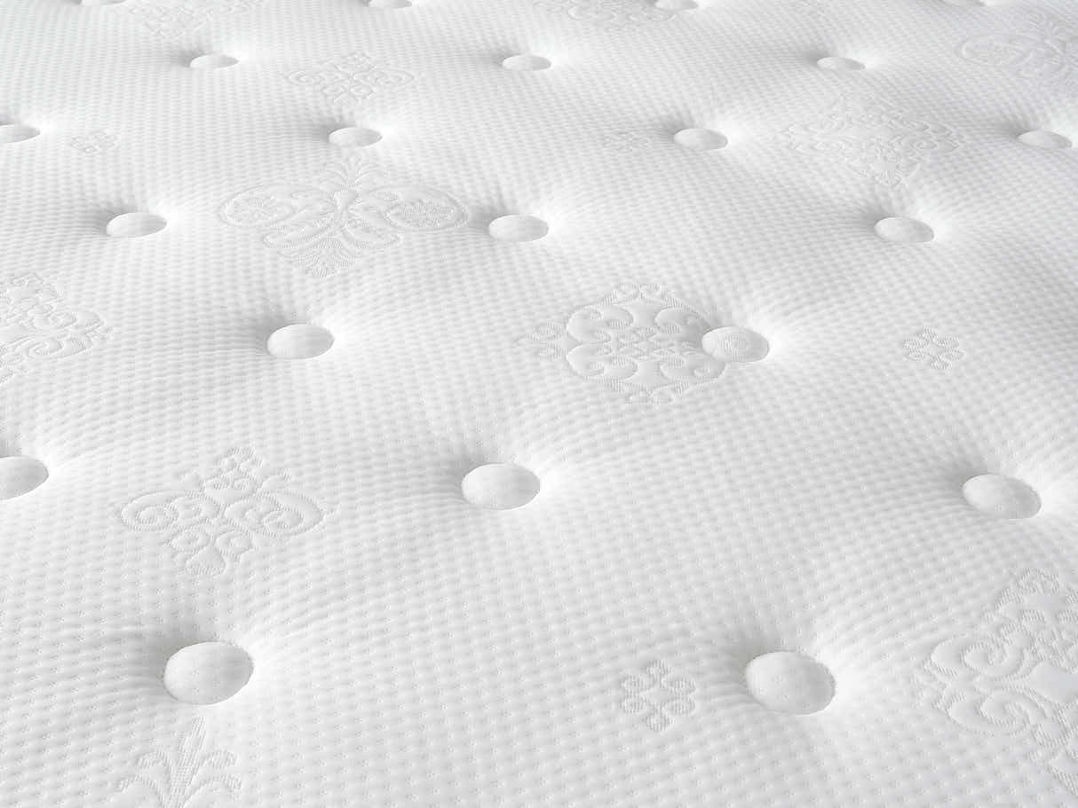 New Lisbeth Bed Frame Grey & FIRM23 Mattress - Double