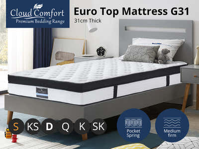 Euro Top Mattress G31 - Single