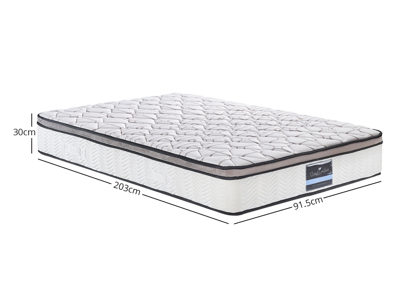 Memory Foam Mattress Gel30 Long Single