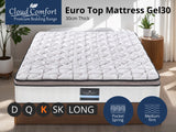 King Memory Gel Foam Mattress