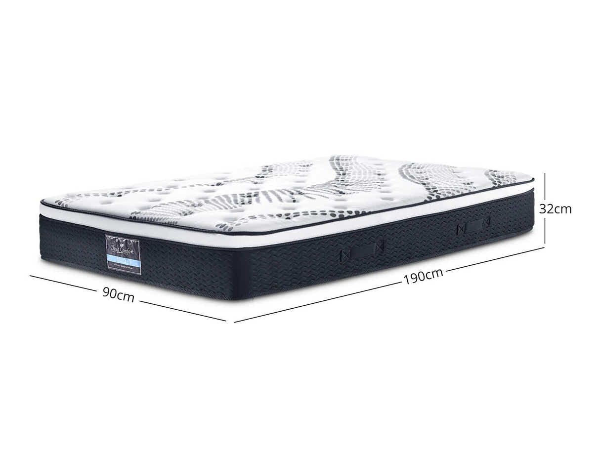 DS Euro Top Mattress J32MEM Single