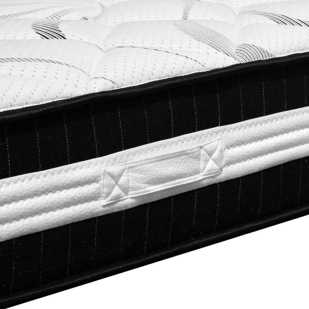 Wayford Bed Frame White & L30 Mattress - King Single