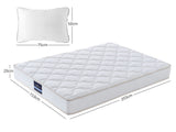 Euro Top Mattress PIL20 with Pillows - Queen