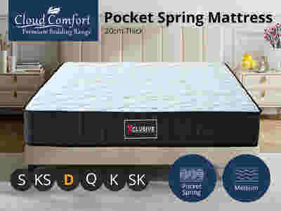 Xclusive Pocket Spring Mattress X20 Double