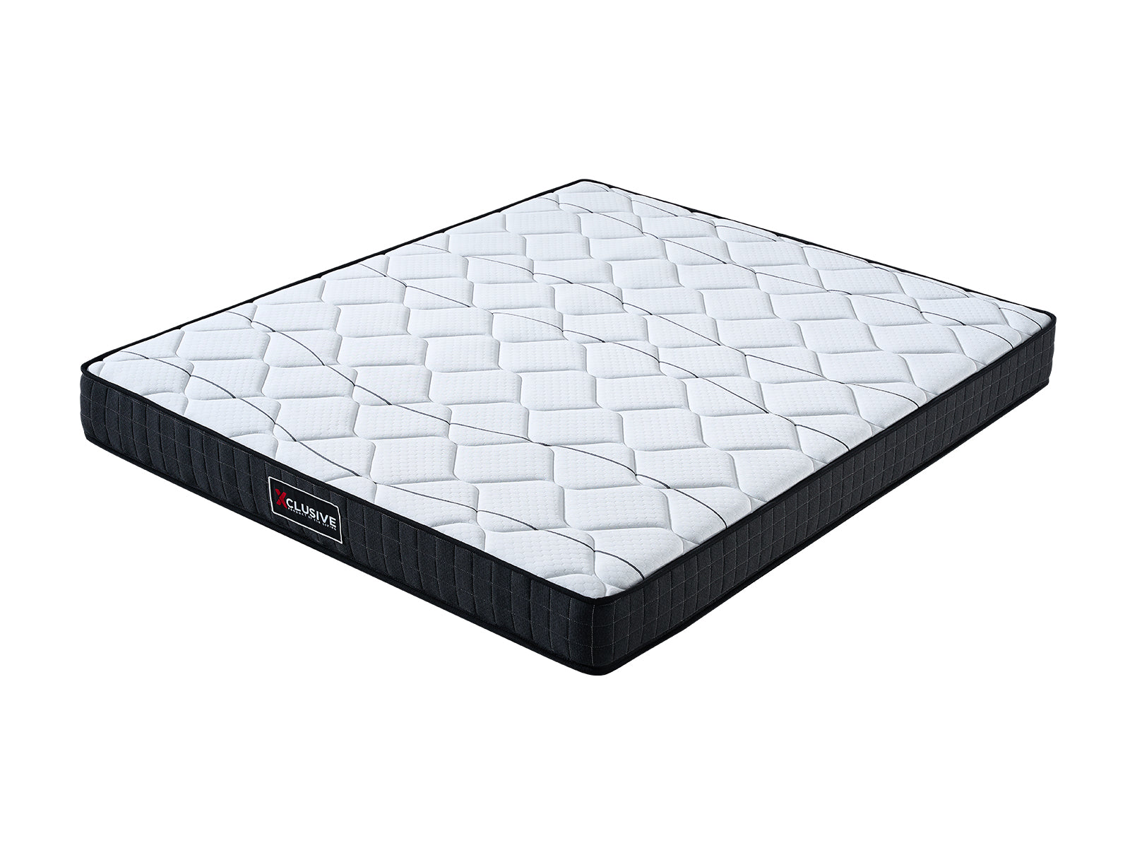 Sovo Bed Frame Oak & Xclusive X20 Mattress - King
