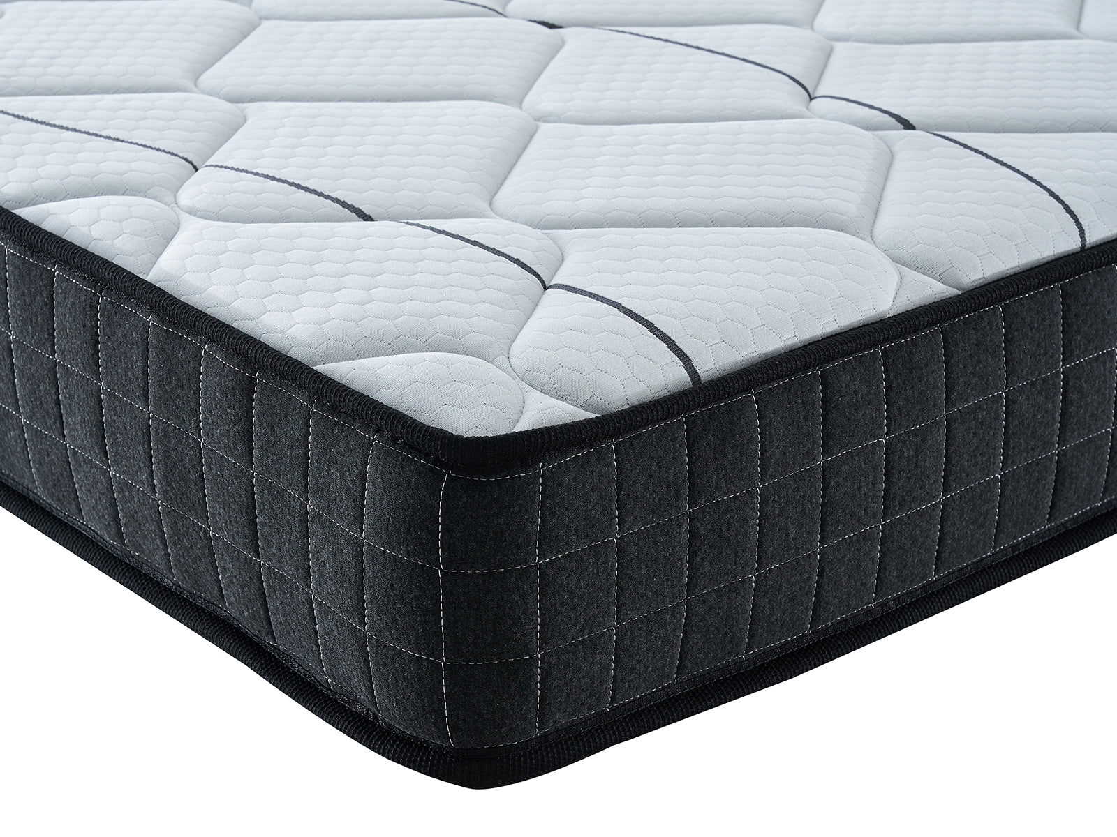 Sovo Bed Frame Oak & Xclusive X20 Mattress - King