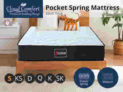Xclusive Pocket Spring Mattress X20 Single