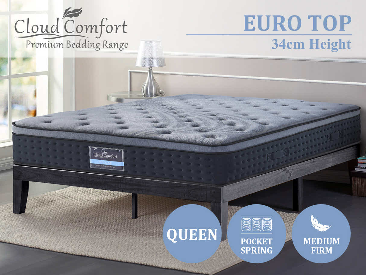 Euro Top Mattress B34 - Queen