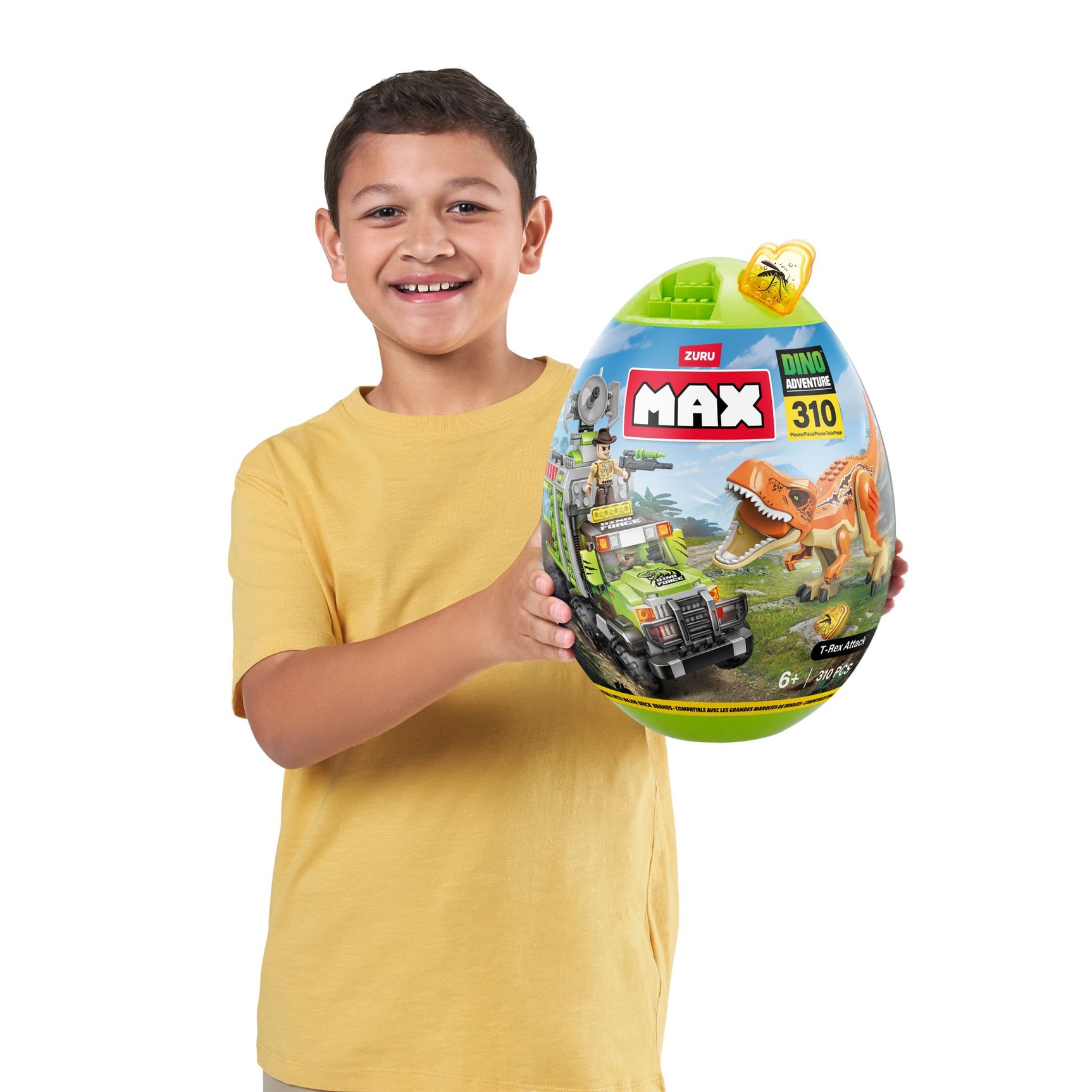 ZURU DINO ADVENTURE S1 Egg Capsule 310-BRICK