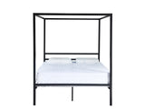 Canopy Queen Size Bed Frame - Black