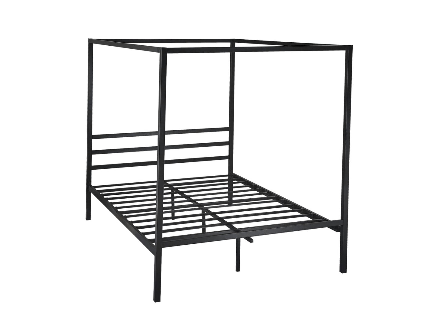 Canopy Queen Size Bed Frame - Black