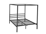 Canopy Queen Size Bed Frame - Black