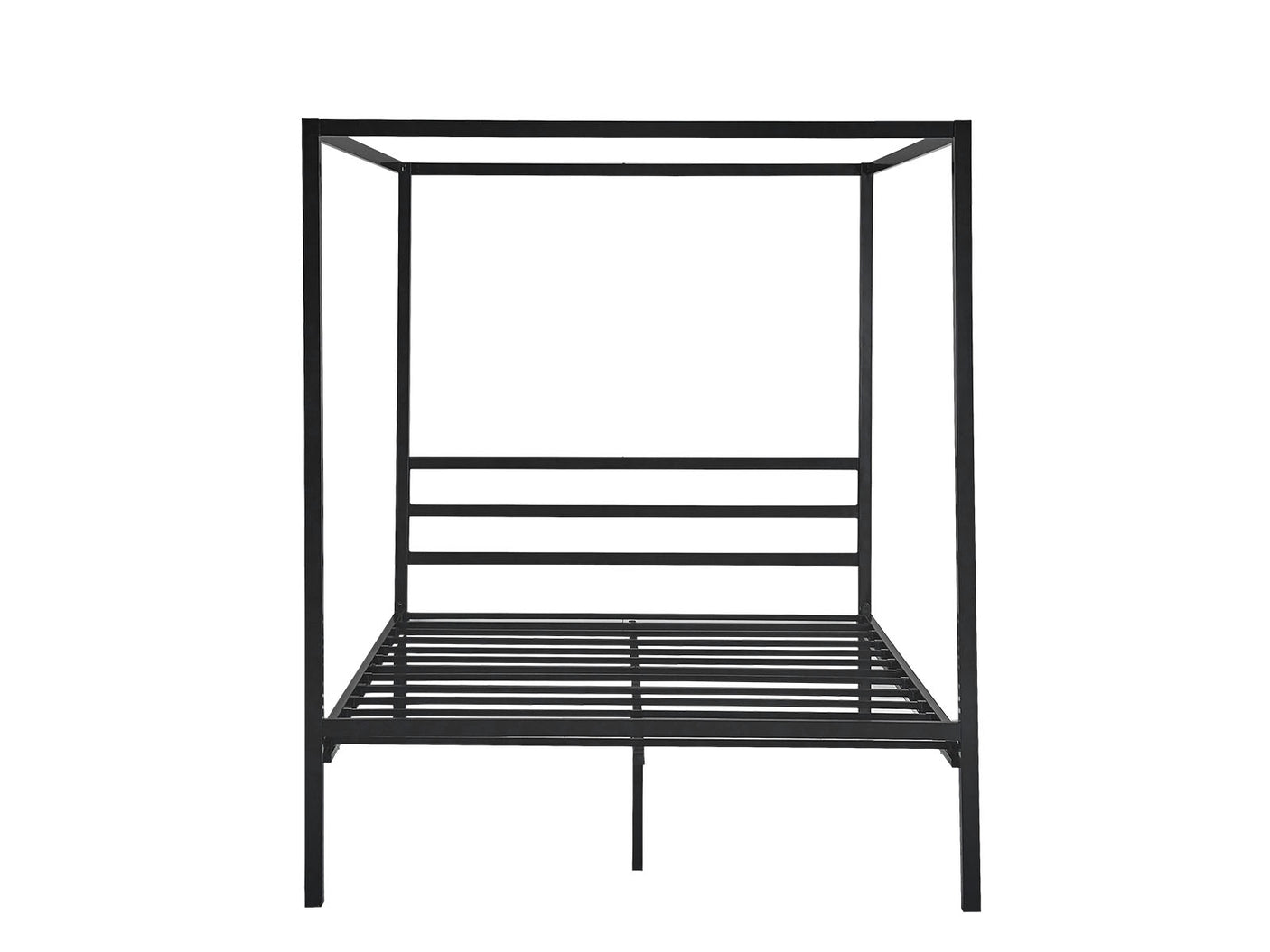 Canopy Queen Size Bed Frame - Black
