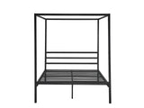 Canopy Queen Size Bed Frame - Black