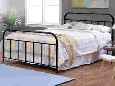 Darcy Metal Bed Frame Black - Double