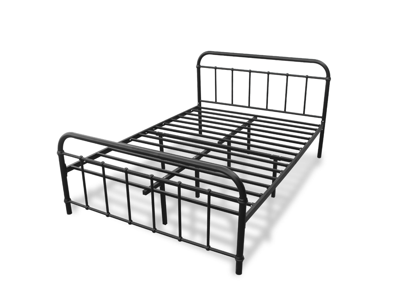 Darcy Double Bed Frame - Metal Black