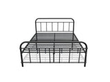 Darcy Double Bed Frame - Metal Black