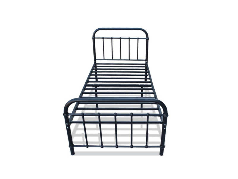 Darcy Metal Bed With Bonnell21 Mattress Combo - Single
