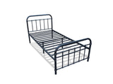 Darcy Single Bed Frame - Metal Black