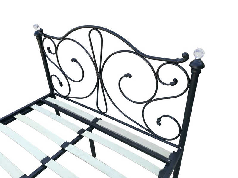 Elizabeth Bed Frame Black - Queen