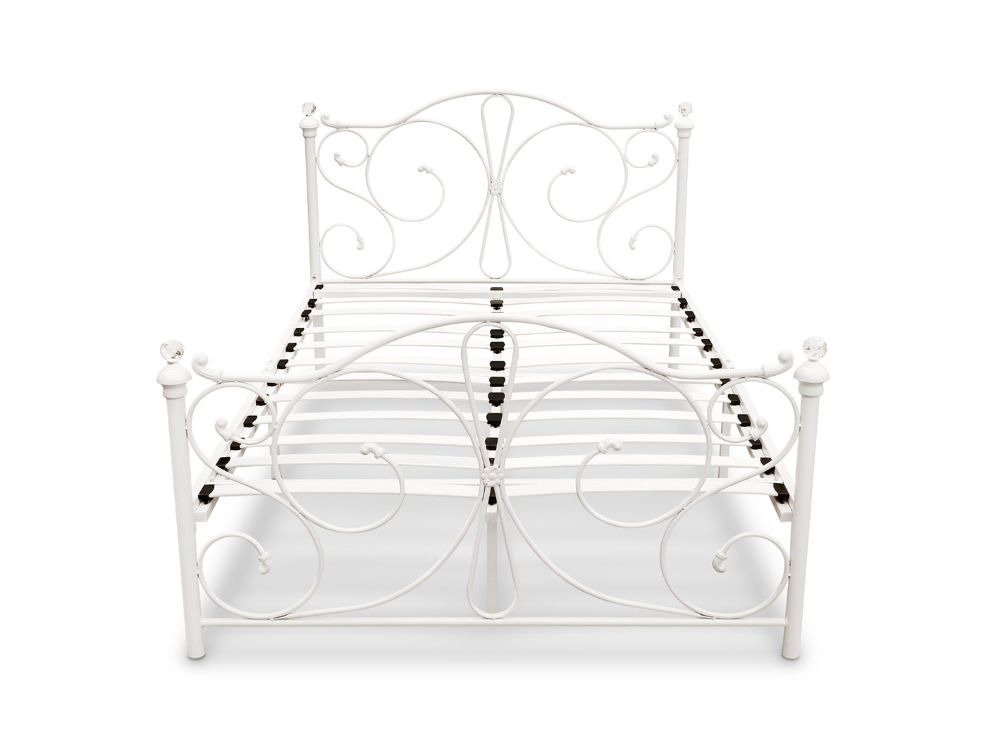 Elizabeth Double Bed Frame - White