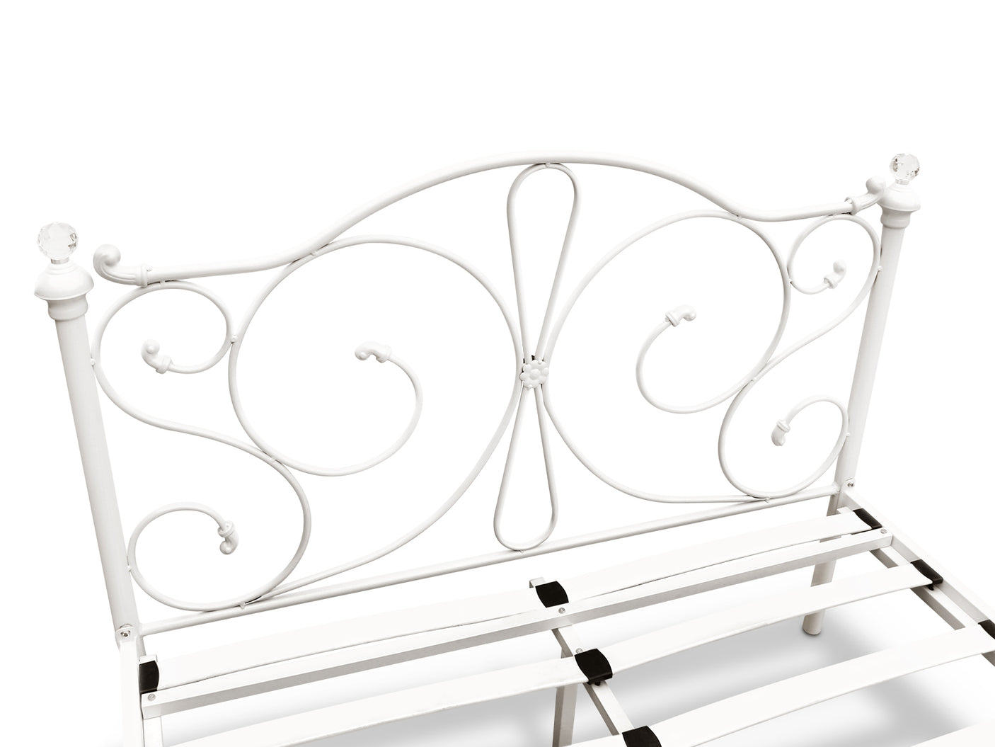 Elizabeth Double Bed Frame - White